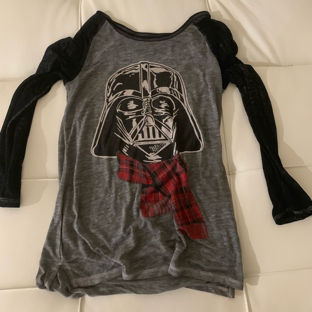 Christmas Darth Vader Baseball Tee